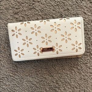 Brighton White Floral Wallet